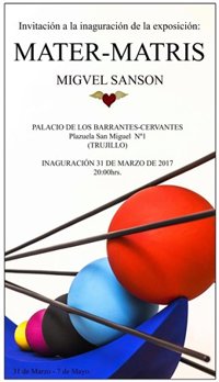 Una exposición del artista Miguel Sansón aborda en Trujillo (Cáceres) el papel de la mujer como "generadora de vida"