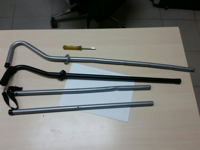 Instruments intervinguts després dels incidents en la Madrugá de Sevilla