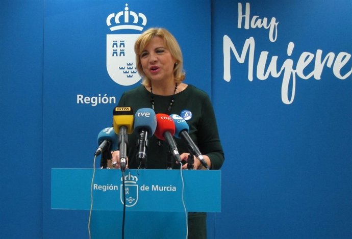 La consejera Violante Tomás en rueda de prensa