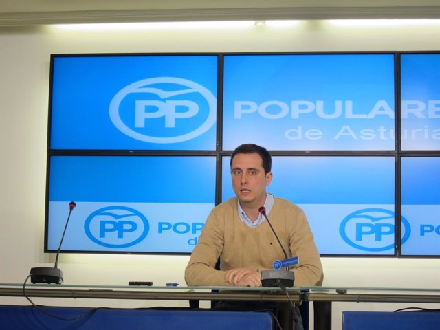 El diputado del PP en la Junta General  David González Medina