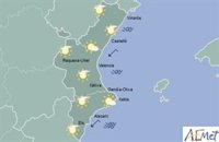 Los termómetros bajan ligeramente hasta 22 grados