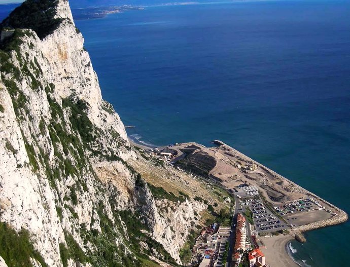 Rellenos en el Peñón de Gibraltar