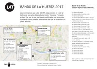 Los autobuses interurbanos adaptan sus horarios durante las Fiestas y el Bando