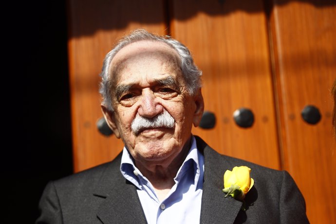 El escritor colombiano García Márquez