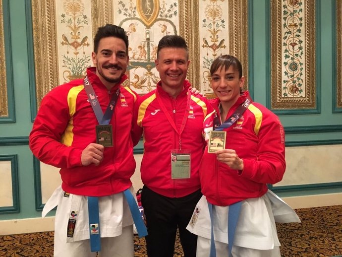 Damián Quintero Sandra Sánchez karate Abierto Estados Unidos