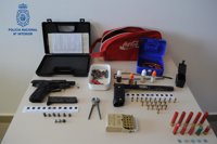 Detenido en Hellín por un presunto delito de malos tratos y por tenencia ilícita de armas