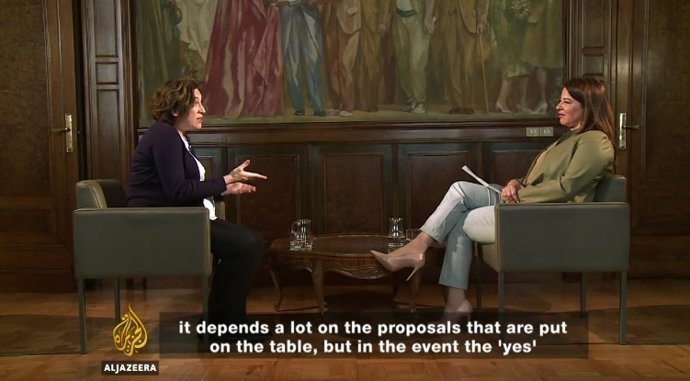 Entrevista d'Al Jazeera a  Ada Colau