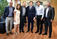 Lete recibe a una delegación de la Comisión Nacional de Cultura Física y Deporte de México