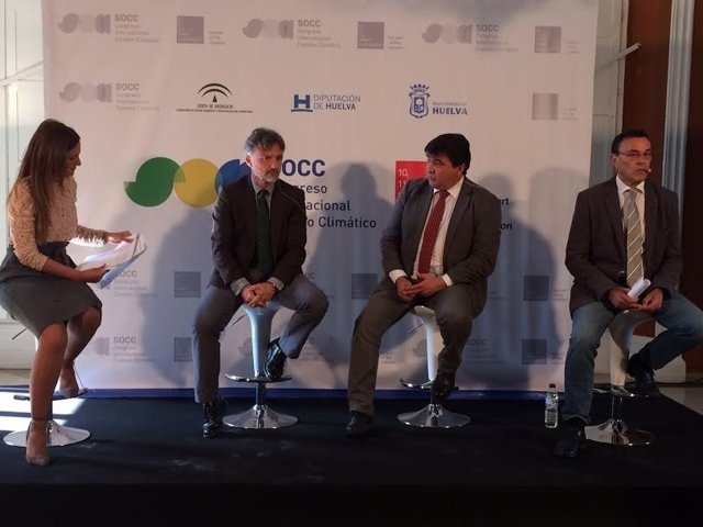 Presentación del Congreso Internacional sobre el Cambio Climático en Huelva.