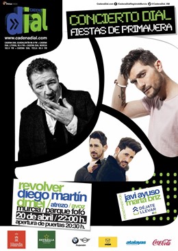 Cartel del Concierto Dial de las Fiestas de Primavera