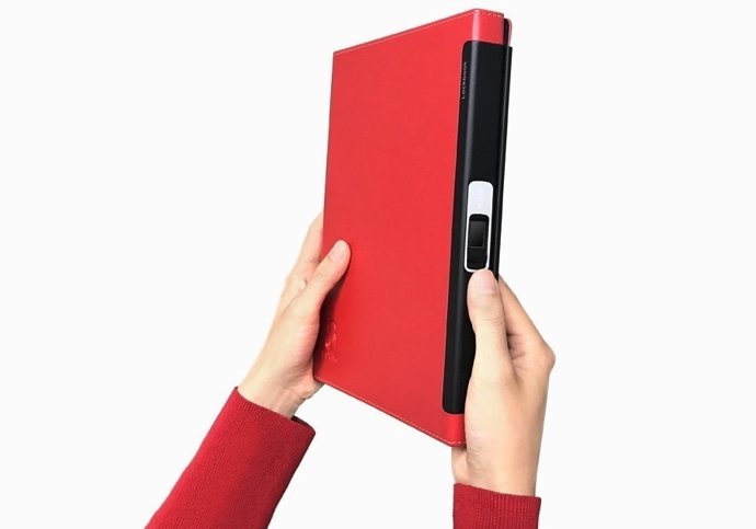 Lockbook, libreta con sensor de huellas