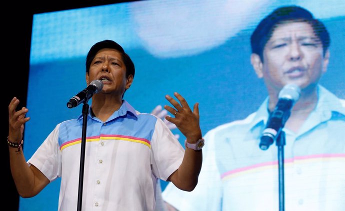 Ferdinand "BongBong" Marcos, en la última campaña electoral