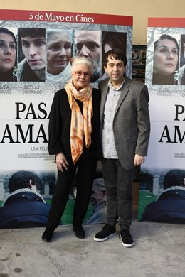 Lola Herrera y Andreu Castro en la presentación de Pasaje al amanecer