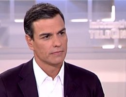 Pedro Sánchez en Telecinco