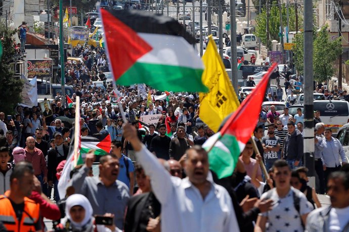 Manifestación del Día de los Presos Palestinos