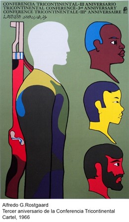 Tercer aniversario de la Conferencia Tricontinental Cartel, 1966