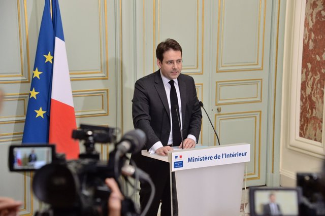 Matthias Fekl, ministre de l'Interior francès, en una compareixença