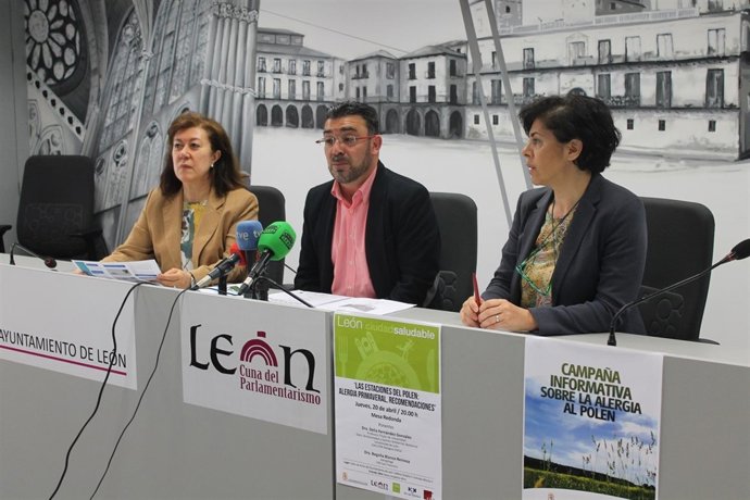 León. Imagen de la rueda de prensa