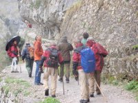 Una excursionista cántabra, rescatada en la Ruta del Cares tras sufrir un esguince de tobillo