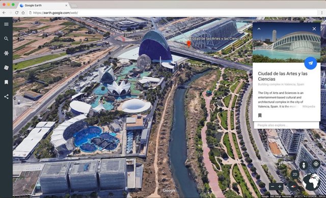 Nova funció de Google Earth