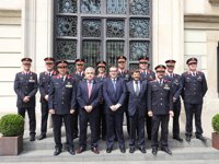 Jané pide a los Mossos compromiso con la sociedad catalana "que vive momentos históricos"