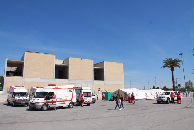 Ambulancias, Cruz Roja, voluntarios, asistencia sanitaria, Bando de la Huerta