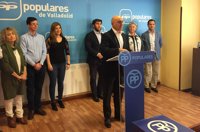 Carnero plantea una candidatura al PP de Valladolid con "nobleza" y "palabra" sin descartar la "integración" con otras