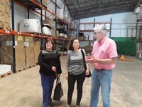 Fina Santiago felicita al Banco de Alimentos de Ibiza y Formentera