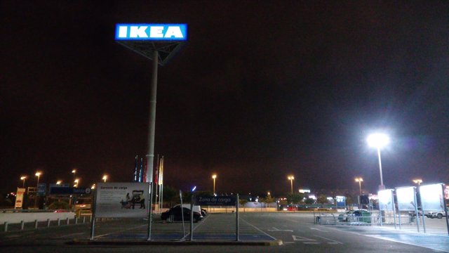 Aparcamiento de Ikea en Murcia