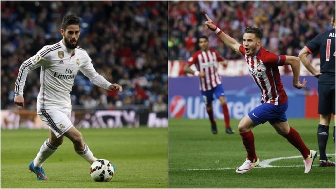 Isco y Saúl con el Real Madrid y Atlético