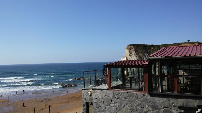 Sopelana, El tiempo en Euskadi, El Peñón