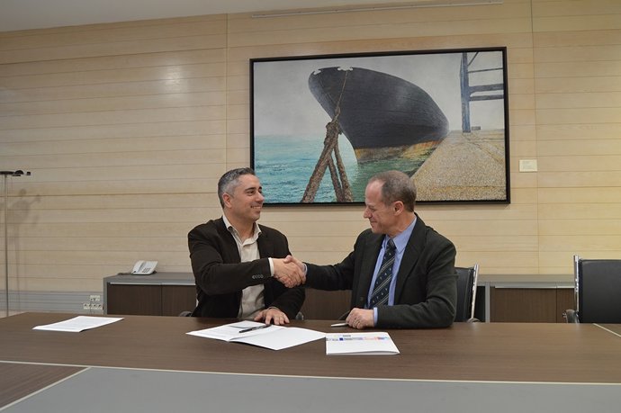 J.BELLMUNT (dtor.Imim) i M.Martínez (fundador de Zenmness)