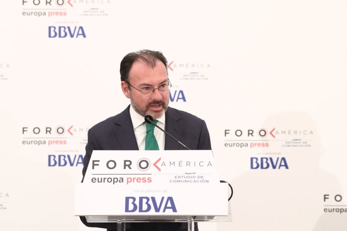 El canciller mexicano Luis Videgaray en el Foro América