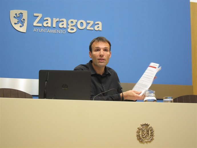 El consejero municipal de Urbanismo de Zaragoza Pablo Muñoz.
