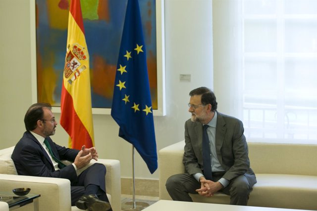 Rajoy, con el secretario de Relaciones Exteriores de México, Luis Videgaray
