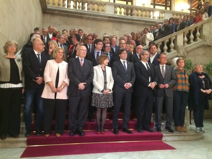 Acte de suport a la presidenta Carme Forcadell