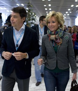 Esperanza Aguirre I Ignacio González Al XV Congrés PP Regional