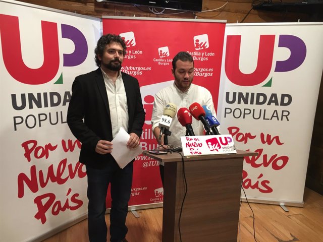 José Sarrión, en rueda de prensa en Burgos. 