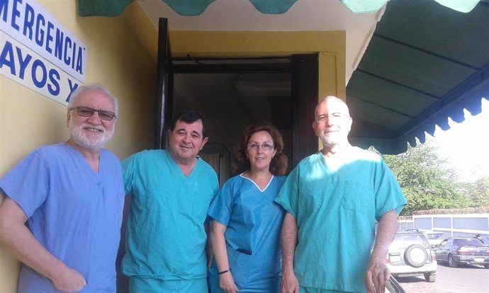 Integrantes de la expedición de Quesada Solidaria