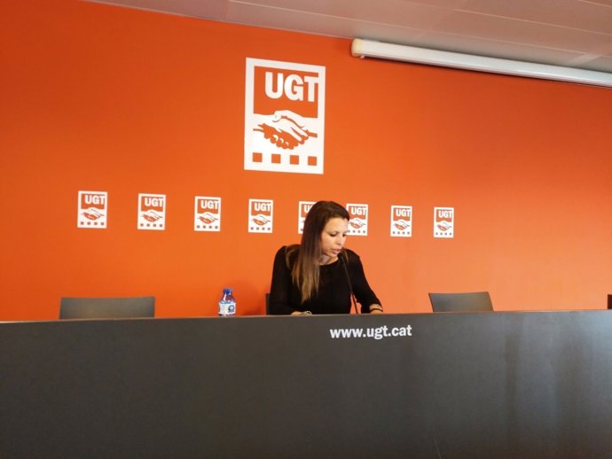 La secretaria de Política Sindical de la UGT en Catalunya, Nuria Gilgado
