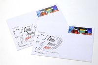 Correos dedica un sello al Centre Pompidou Málaga, ilustrado con la obra de Daniel Buren