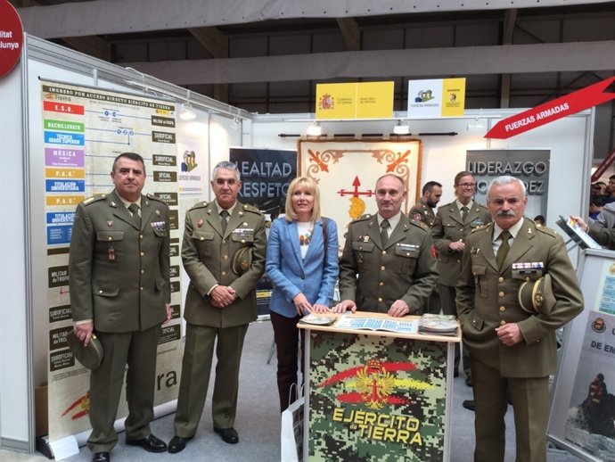 Inma Mans en l'estand 