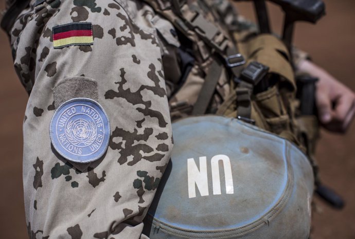Un militar alemán integrante de la misión de la ONU en Malí (MINUSMA)