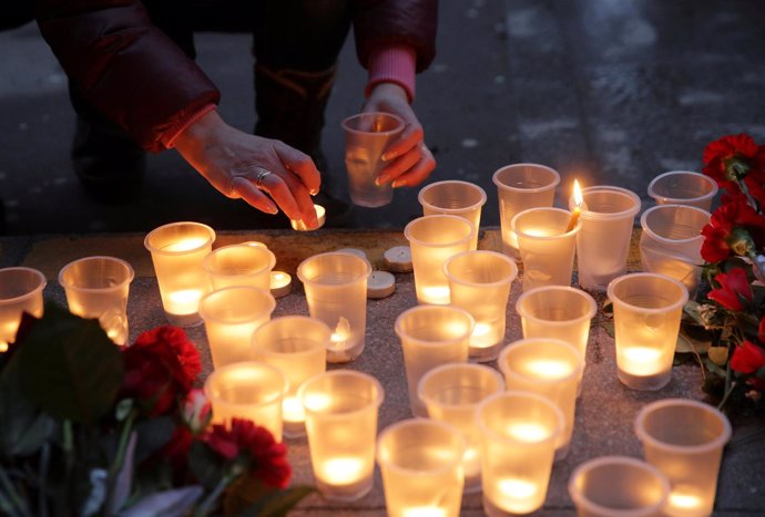 Homenaje a las víctimas del atentado en San Petersburgo