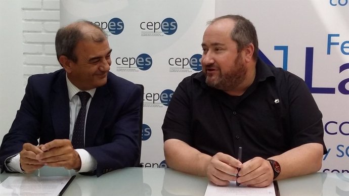 Juan Antonio Pedreño y Juan Vela, de CEPES y LARES