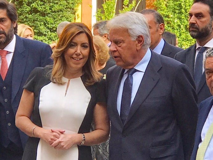 Susana Díaz y Felipe González