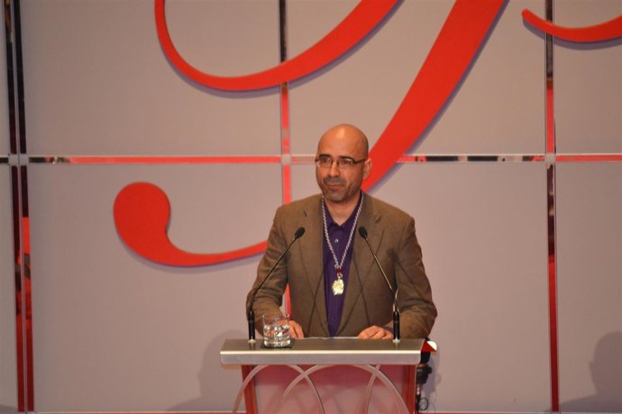 Oscar Esquivias, durante su intervención. 