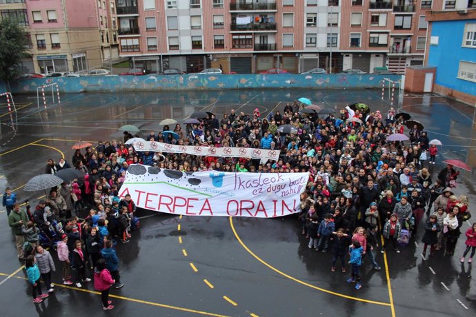 Alumnos de Arteagabeitia piden el aterpe