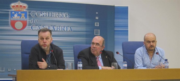    Antonio Lucio, Jesús Oria Y Sergio Serdio                           