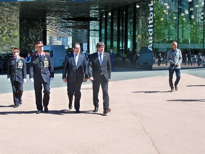 J.L.Trapero, J.Jané i C.Puigdemont
